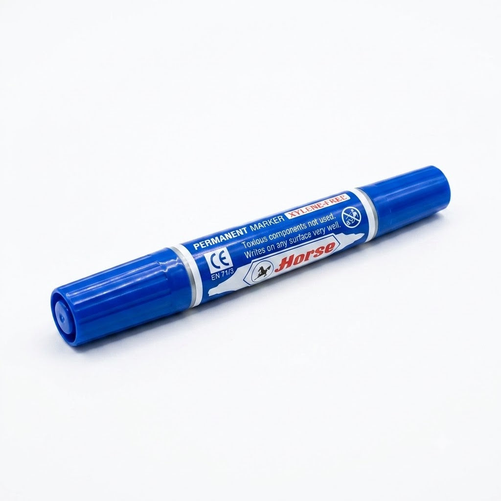 HORSE TWIN H-0399 PERMANENT MARKER ONE WAY BL (BLUE)